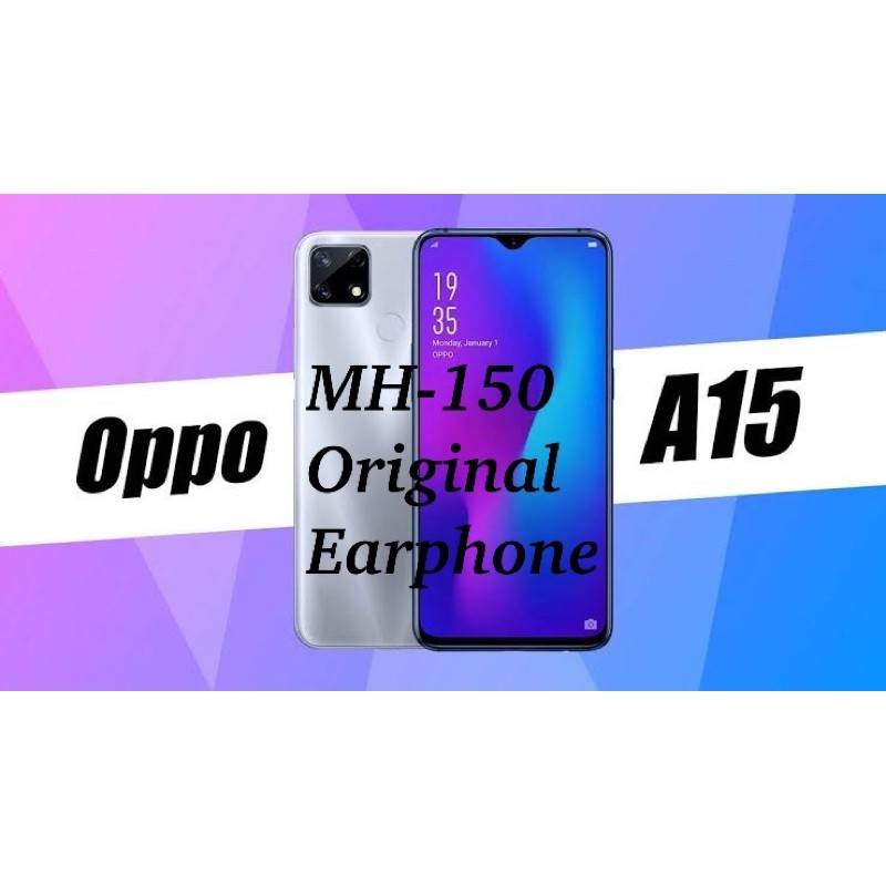 promo handsfree oppo reno / a15 / mh150 new original quality suara keren 100%