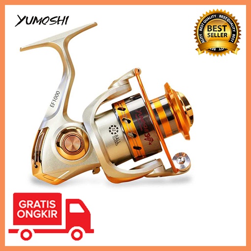 PROMO YUMOSHI REELSKING EF1000 Reel Pancing Spinning 12 Ball Bearing / rell pancing power handle