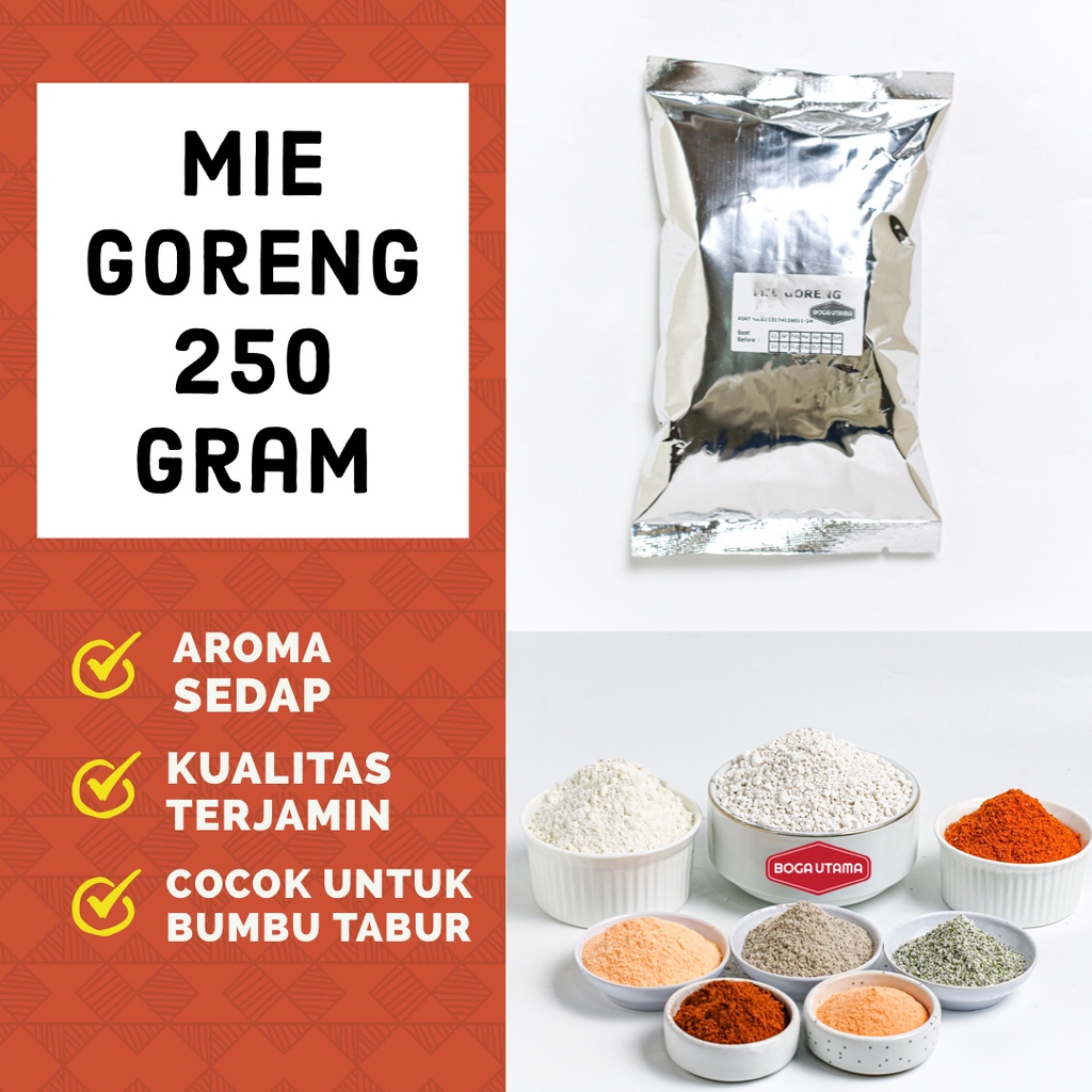 

Bumbu Tabur Indomie Goreng Seasoning Mie Goreng 250 gram Ayam Taiwan Shihlin Kentang Goreng