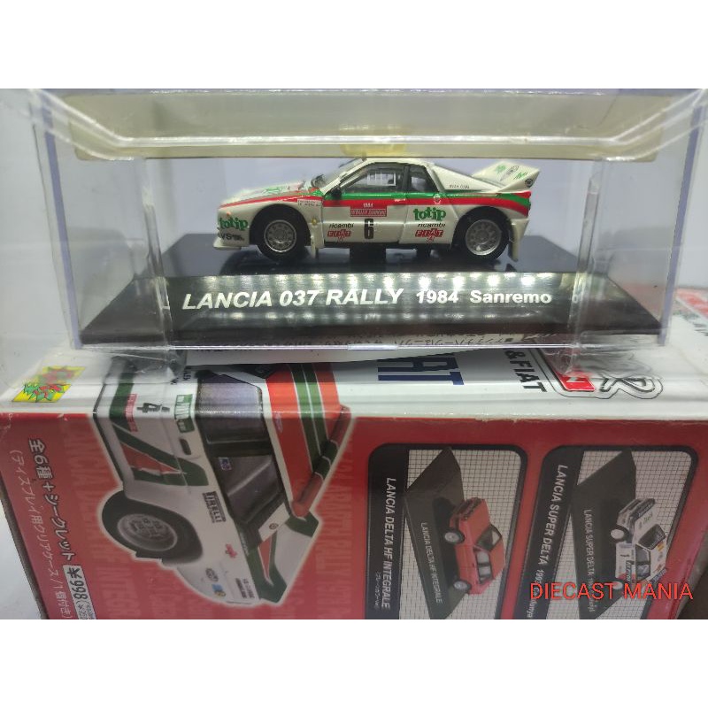 CMS RALLY CAR DIECAST 1:64 CM'S SS.18 LANCIA & FIAT LANCIA 037 RALLY 1984