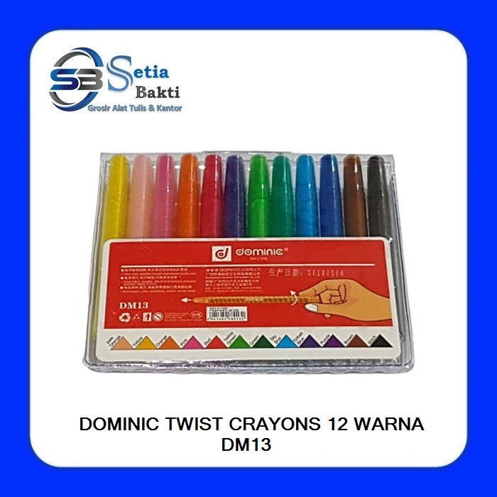 

Promo Bulan Ini Dominic Twist Crayons - Crayon Putar 12 Warna Pendek Dm13 Bagus