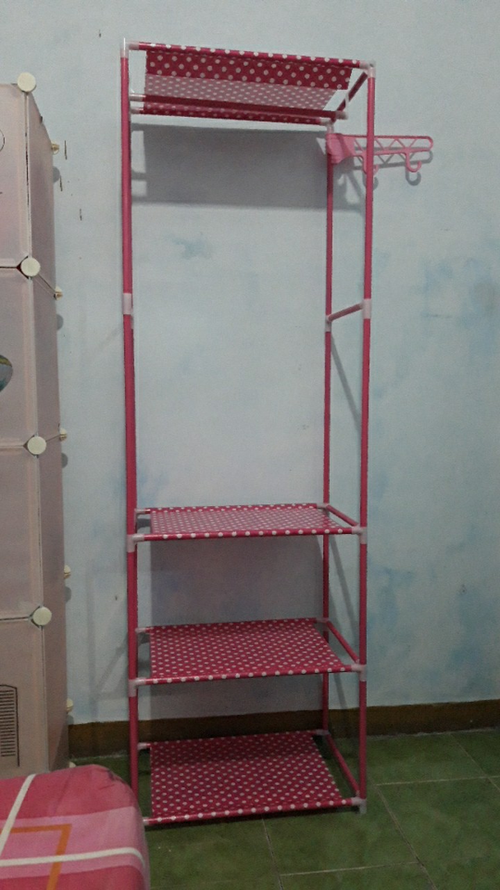 Gantungan Suling Tempel Di Tembok / Fitting Wall 10 Mata Ukuran 35 Cm /gantungan Baju / Square Cloth