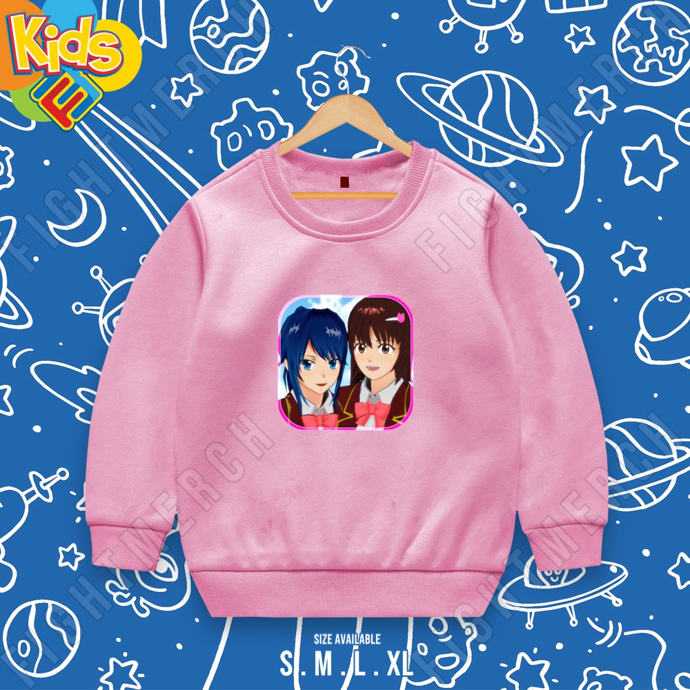 Jaket Sweater Anak Sakura School Simulator - Fightmerch