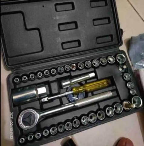 Obeng Kunci Sok Kunci Shock 1 Set Isi 40 Pcs