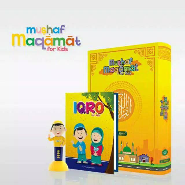(Bonus Tas dan Hafiz Car) Paket Lengkap Mushaf Maqamat for Kids MMkids Maqomat original Alqolam
