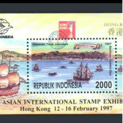 

Souvenir Sheet Perangko Indonesia Asian Stamp Exhibition 1997
