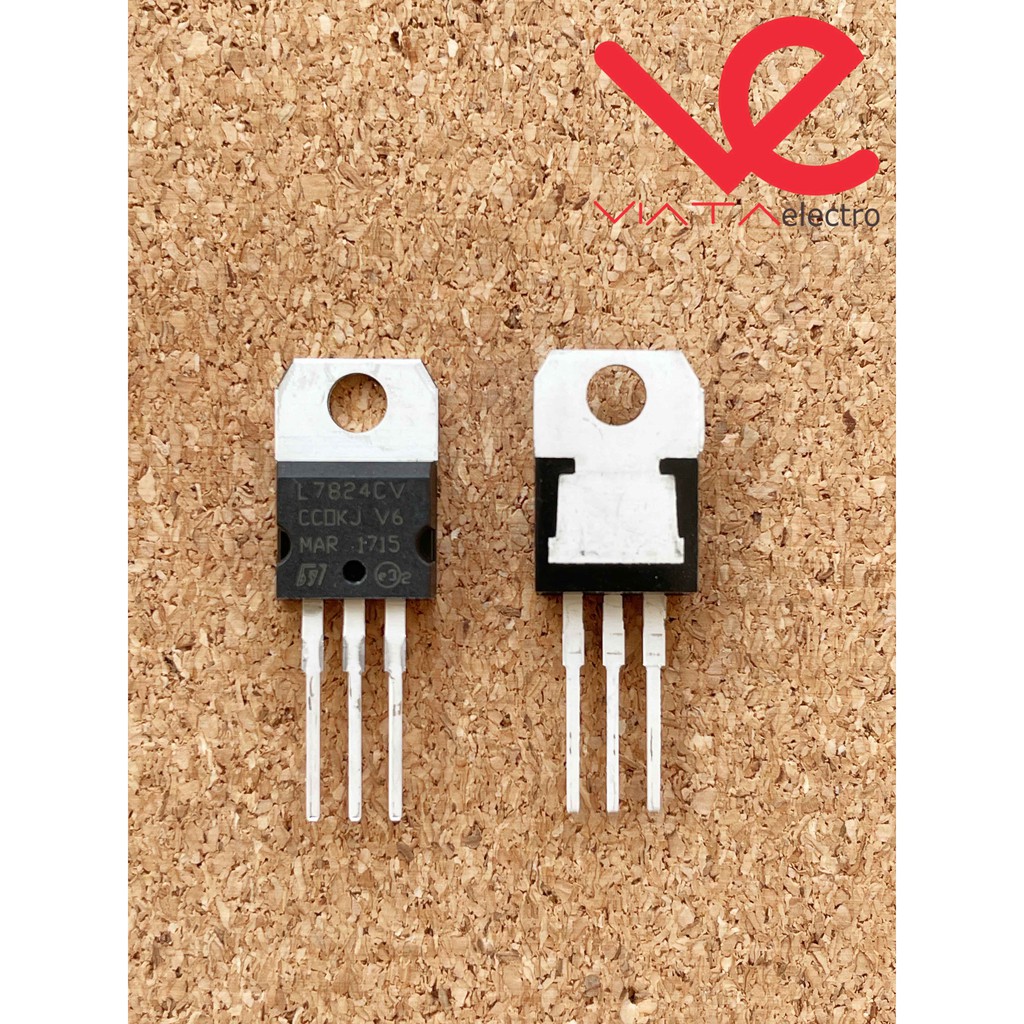 L7824 TRANSISTOR L7824 L 7824 VOLTAGE REGULATOR L7824CV