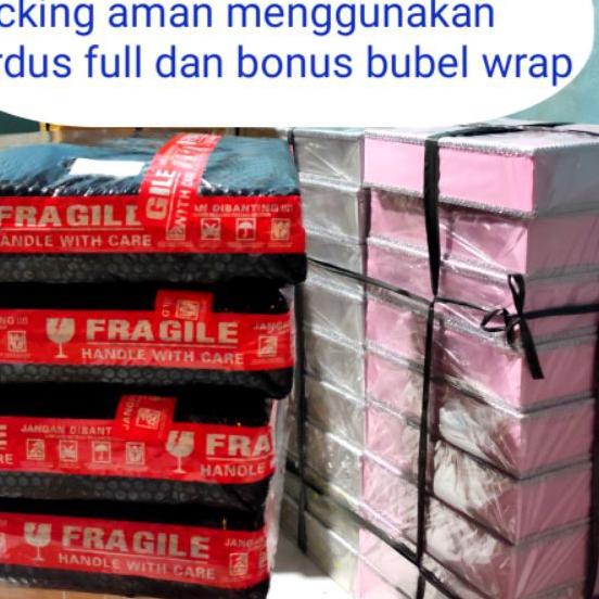 

℮ Kotak Hantaran Pita Mika Tinggi Silver 1 Set Isi 4Box ♙