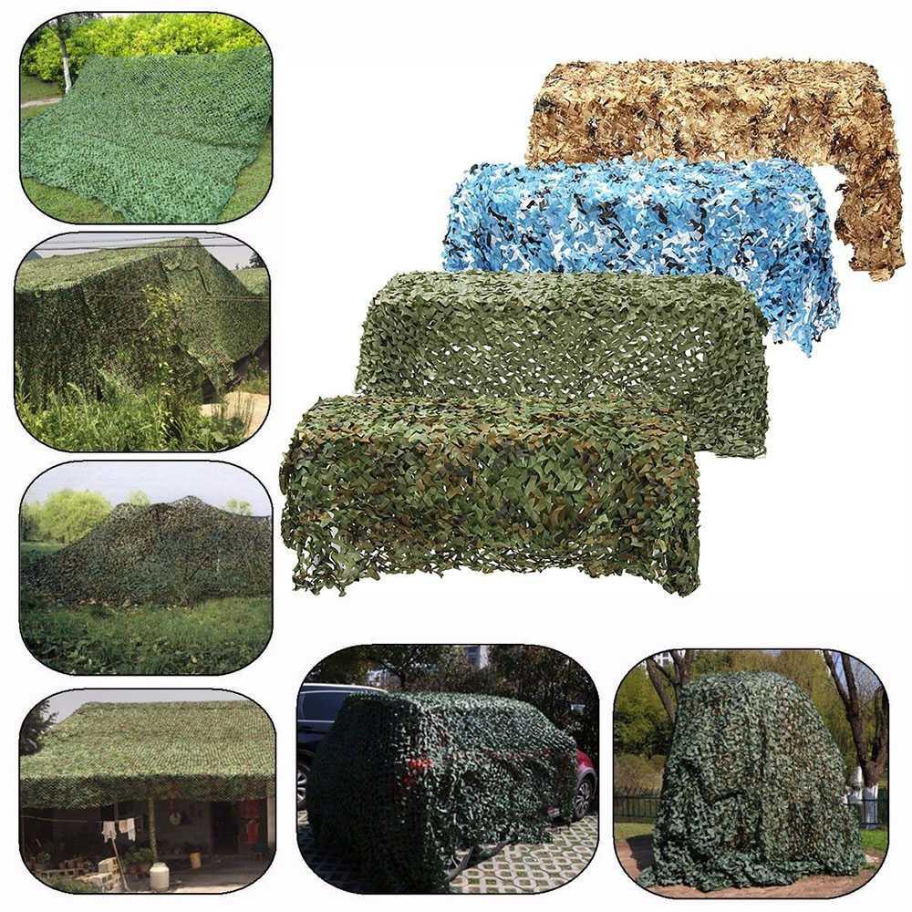 3 x 2m Jaring kamuflase Sarung Mobil Hunting Military Camouflage Nets