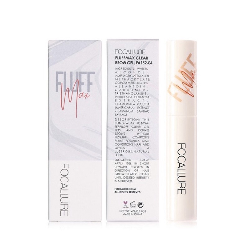 (READY &amp; ORI) Focallure Fluffmax Clear Brow Gel FA152 FA 152 Eyebrow Mascara Alis Tahan Lama Waterproof
