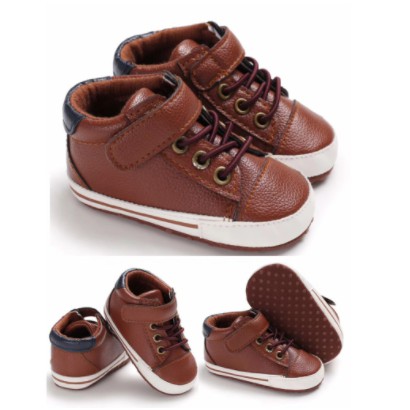 Plazababyku C530 BOOTS LEATHER Sepatu Anak Laki Sepatuanak Sepatu Bayi Prewalker Shoes