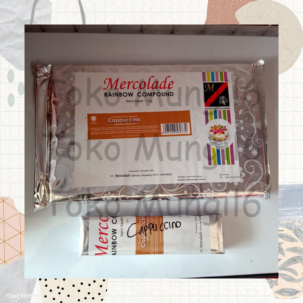 

MERCOLADE COMPOUND CAPPUCINO SLICE / COKLAT BATANG MERCOLADE CAPPUCINO