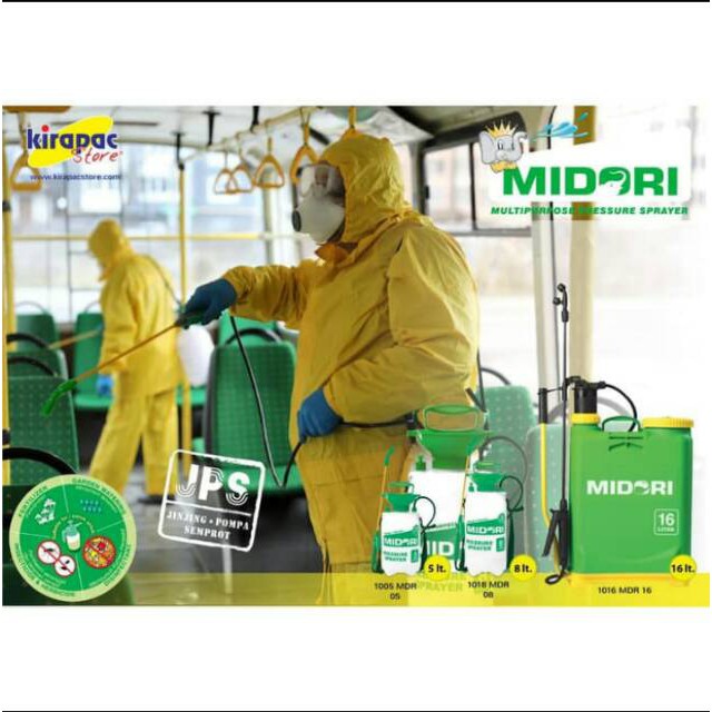 Midori Sprayer Alat Semprot 5 Liter Semprotan Penyiram Tanaman Disinfektan