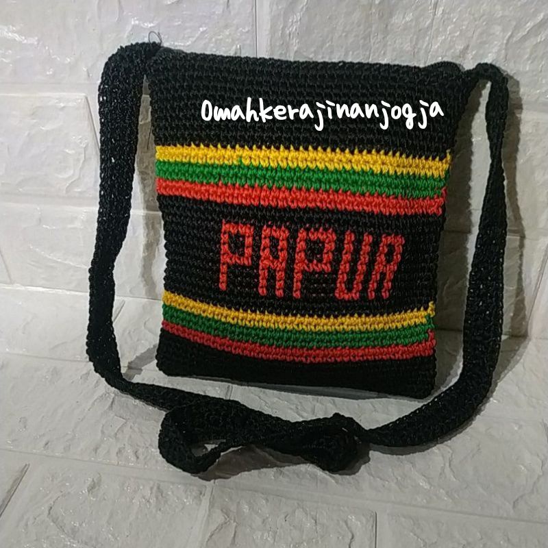 Bisa Cod Noken Papua , Tas Papua , Tas Rajut
