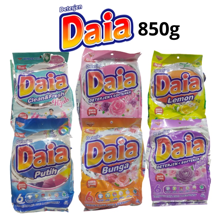 Daia Deterjen+Softener 850g