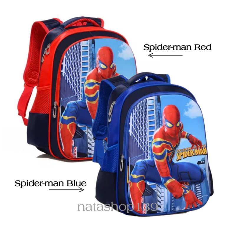 Hot Sale Tas Sekolah TK-SD anak Laki-Laki Tas Ransel Marvel Avengers Anima Superhero