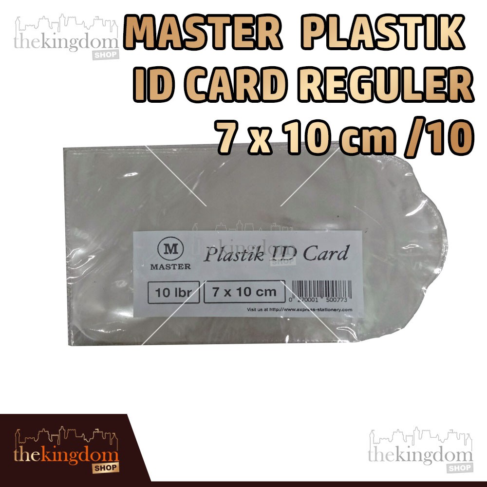 

Master Plastik ID Card Kartu Nama Reguler /10