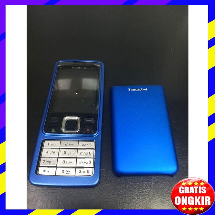 ACC HP CASING NON TULANG NOKIA 6300 CLASSIC KW1 NON ORIGINAL WARNA BIRU