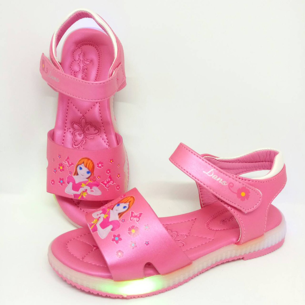 Melba Dans Sepatu Lampu Anak perempuan