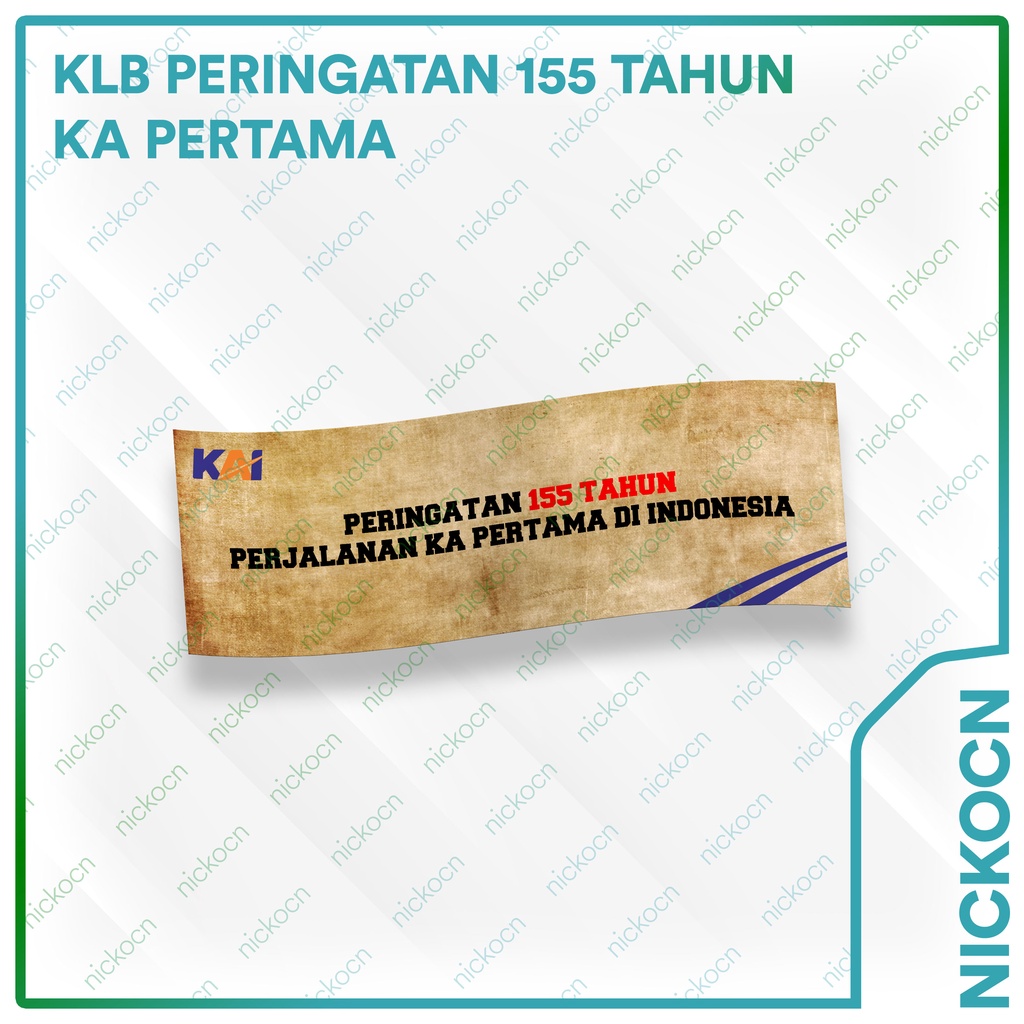 

Stiker Plat KLB