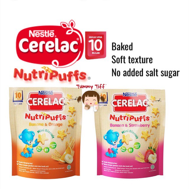 Cia_BabyShop Nestle CERELAC NutriPuffs 50gr / Nestle Cerelac nutri puff / nestle nutripuff