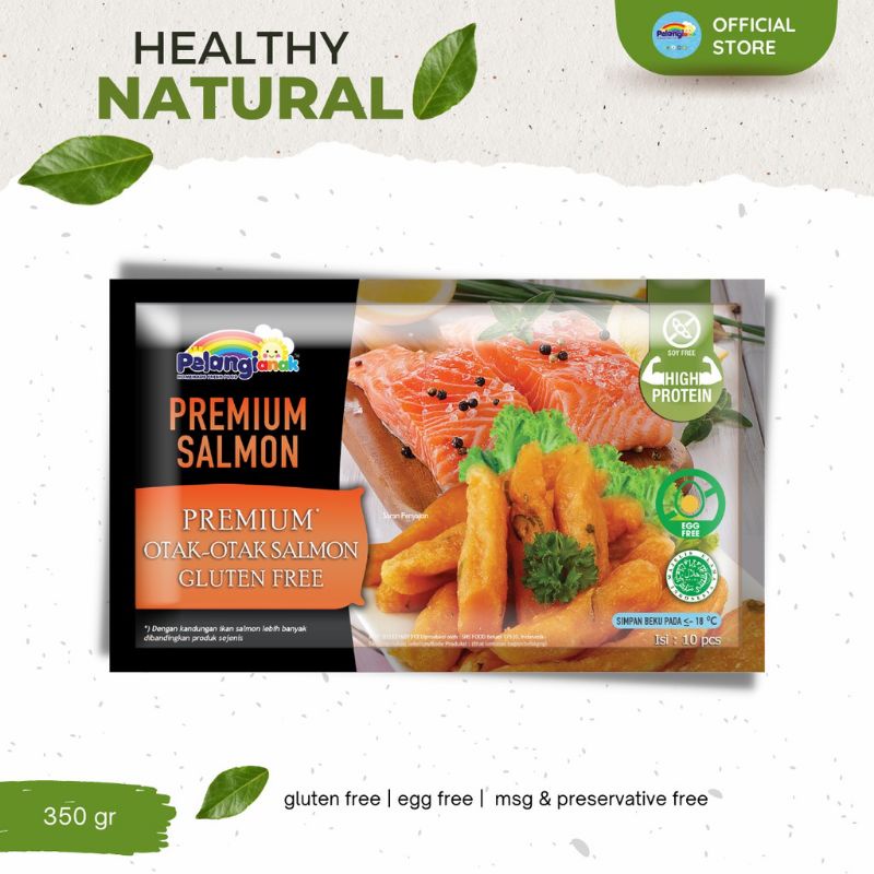 

Pelangi Anak Otak Otak Ikan Salmon Premium Gluten Free Egg Free - Otak Otak Sehat Alami Tanpa MSG Tanpa Pengawet Halal