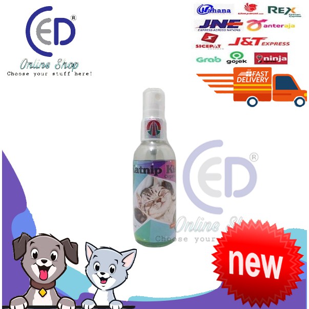 KATNIP KISS SPRAY - ORGANIK HERBAL PENGHILANG STRESS KUCING