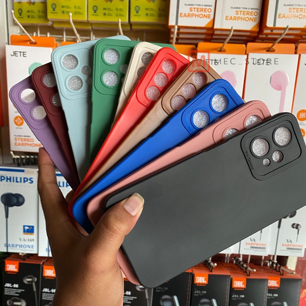 SOFT CASE PRO CAMERA REALME ALL TYPE REALME NARZO 50A NARZO 50i C30 5 PRO 6 8 C33 C25Y C12 C3 8i 7i C17 C21Y C15 C20 9 PRO 5G C2 5 PRO  C11 C31 C25 C35 C21 9 PRO 9 PRO+  MACARAOON  WARNA WARNI