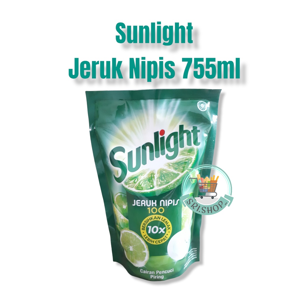 Sunlight Jeruk Nipis dan Extra Anti Bau 755ml