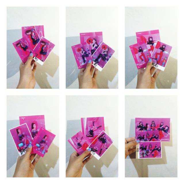 Photocard polaroid stiker itzy kpop