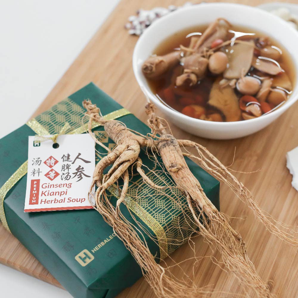 

Herbaleo Premium Ginseng Kianpi Sup Herbal Soup Membantu Memperbaiki Nafsu Makan
