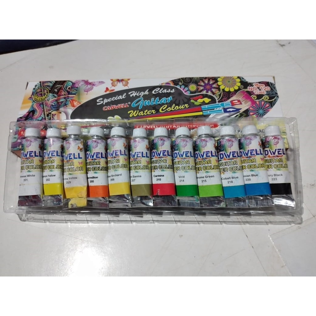 

Cat Air Cadwel Guitar Water Colour no.120