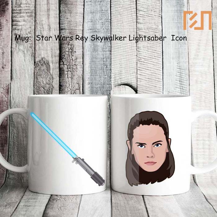 Mug Star Wars Rey Skywalker Lightsaber icon