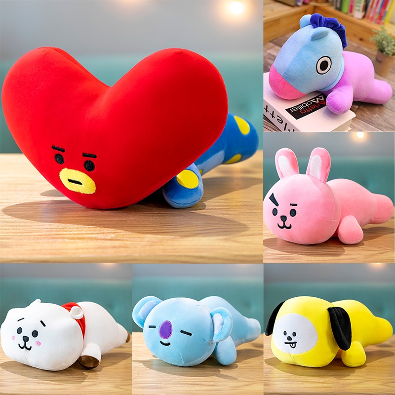 Kpop BT21 BTS Plush Doll Cute Toys Soft Pillow Tata Cooky Chimmy Koya Shooky Mang Fans Gift