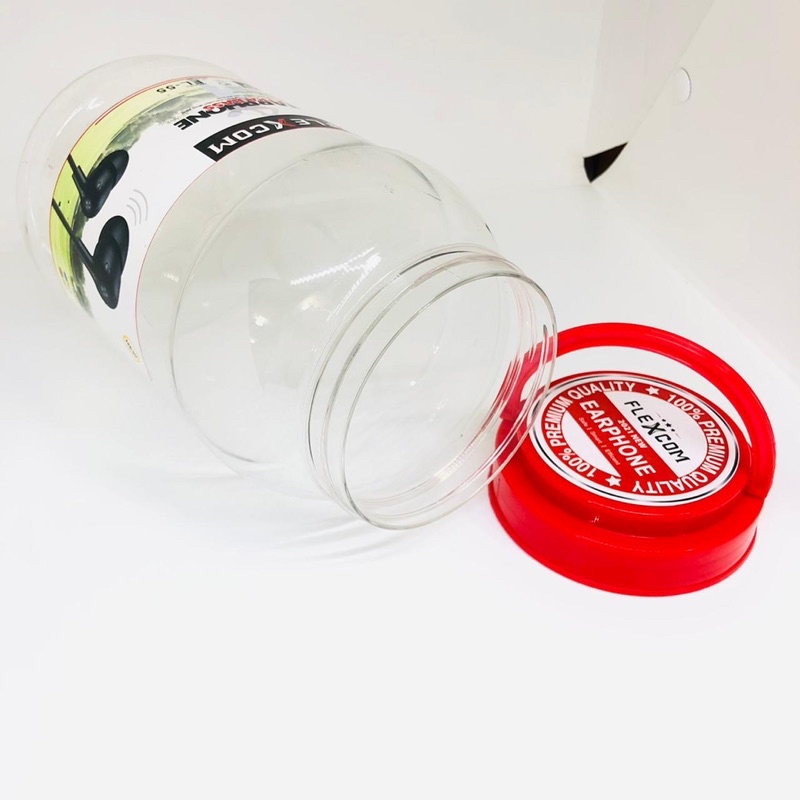 TOPLES KOSONG TUTUP MERAH/TOPLES SERBAGUNA/TOPLES PENYIMPANAN