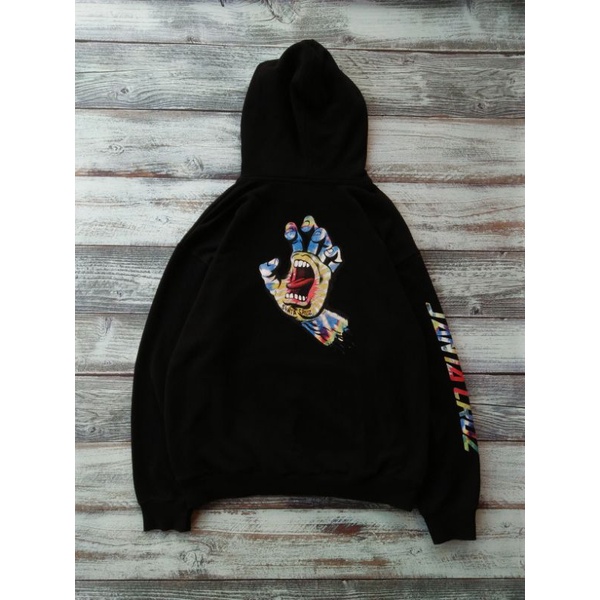 hoodie santa cruz hand scream second