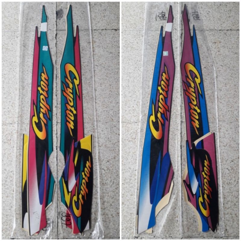 striping sticker yamaha Crypton 1997