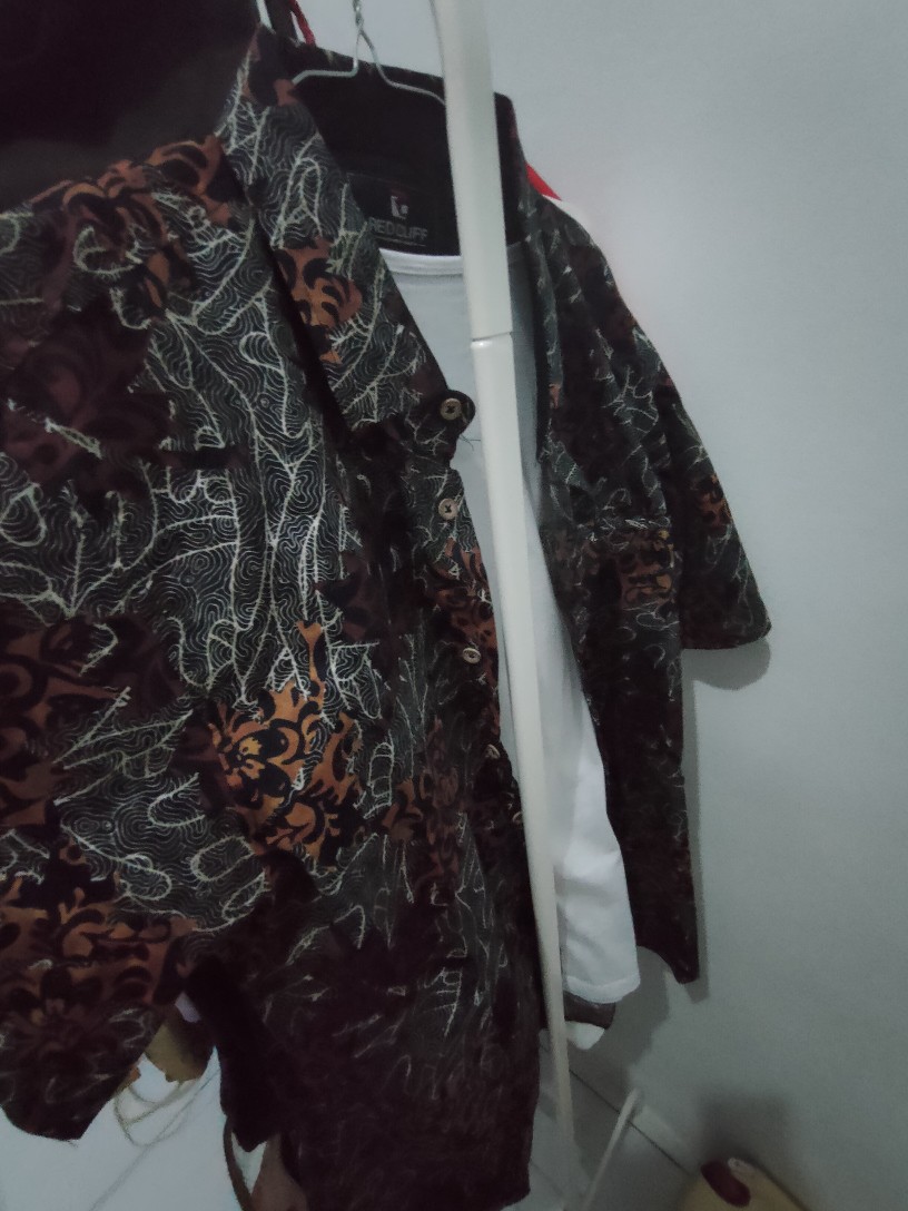 Redcliff P1013jg Mi - Kemeja Batik Pria Lengan Pendek