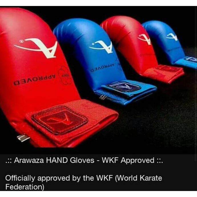 Karate Arawaza Hand Protector Wkf Approved