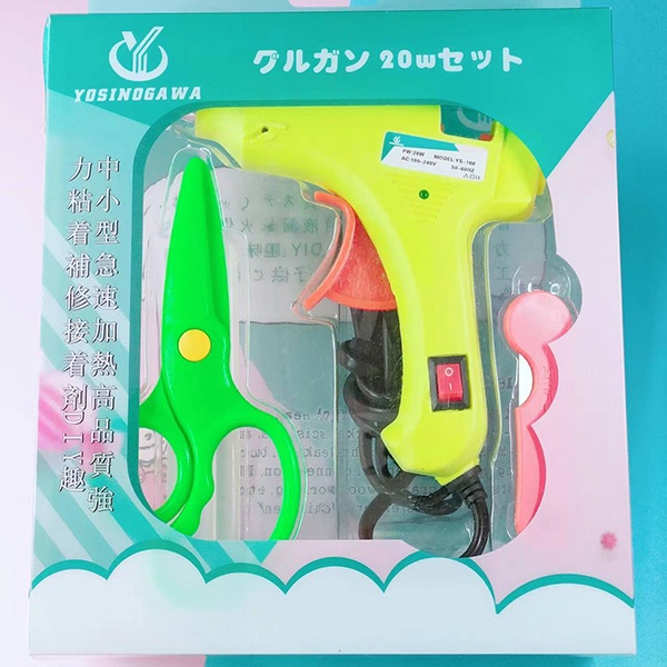 GLUE GUN LEM TEMBAK 20W  PAKET / FREE LEM -SOSOYO