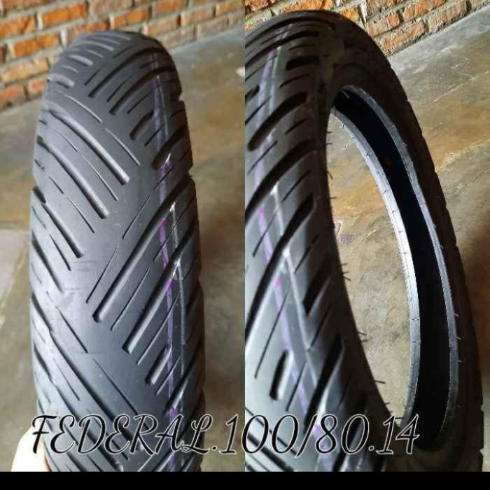 Ban bekas metik federal ukuran 100/80-14