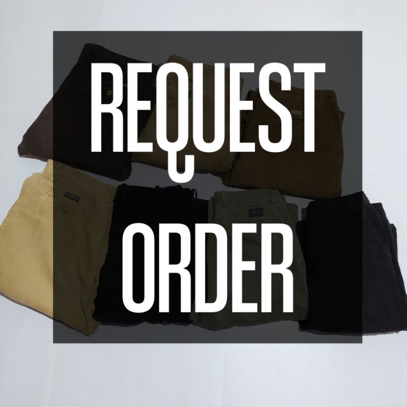 borongan celana corduroy