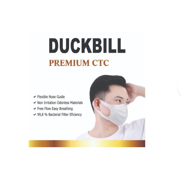 Promo Masker Duckbill CTC Dewasa Masker Duck Bill Surgical Mask 95% CE Bnpb