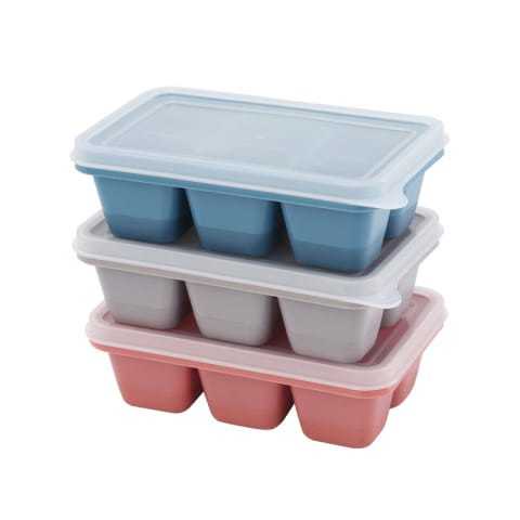 Baby Food Container /Tempat Penyimpanan Mpasi/ Kotak Mpasi / Wadah Mpasi/Cetakan Es Batu Silikon MPASI