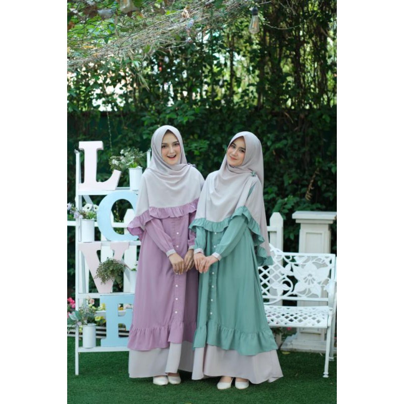 Kagumi dress by Ayyabina / Casual Dress / Gamis Lucu Kuliah