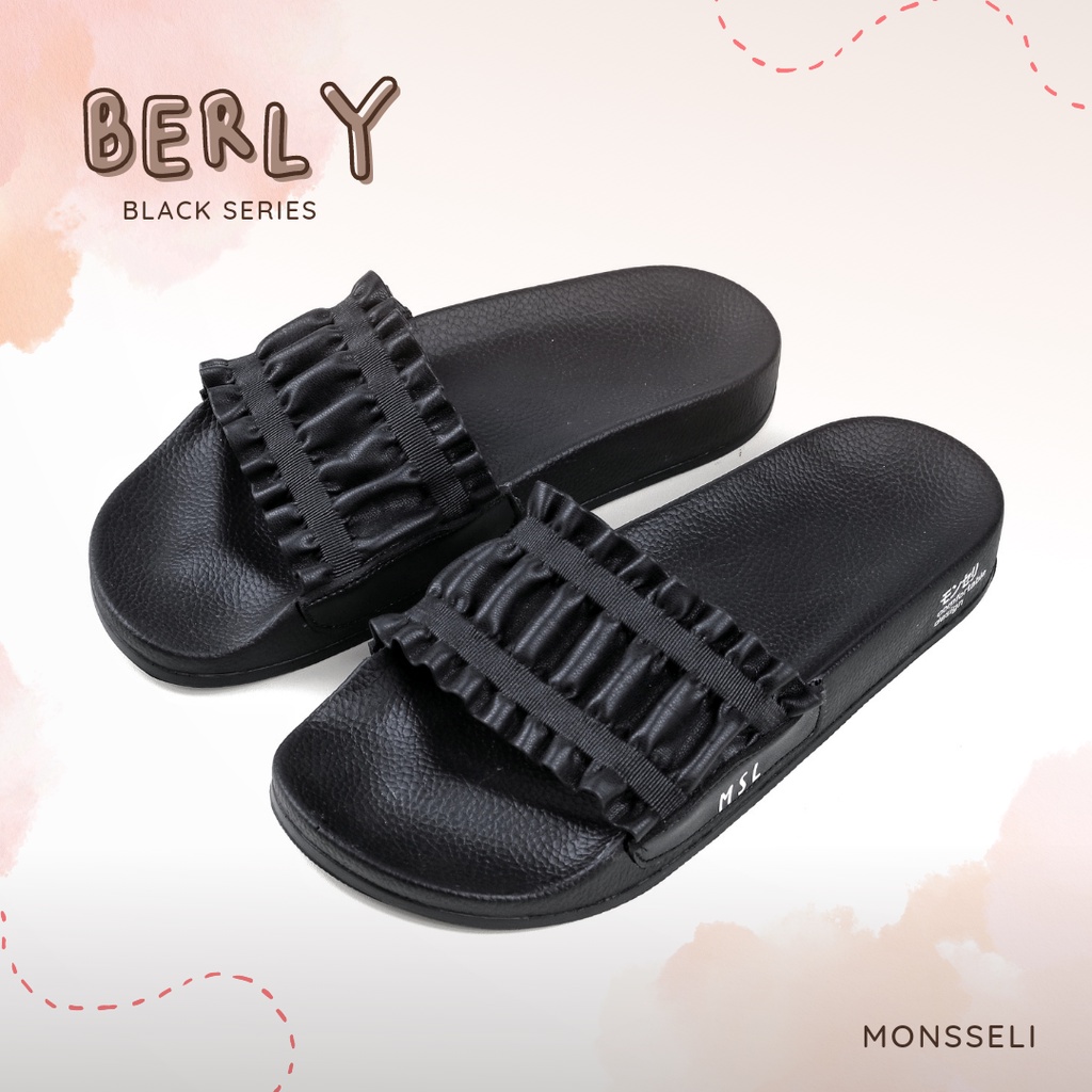 MONSSELI Sandal Wanita Berly Black