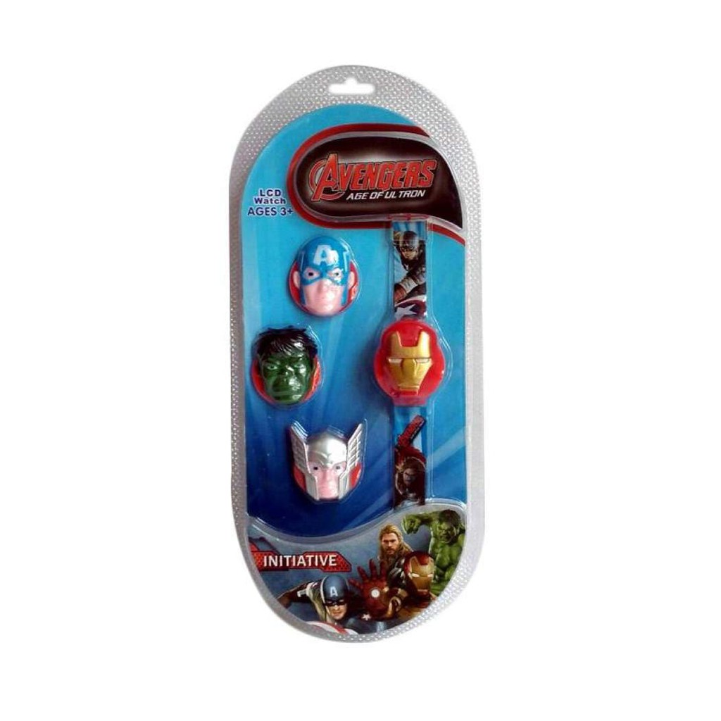 Best Promo! JAM TANGAN ANAK LAKI AVENGERS KEPALA DIGITAL Sale!