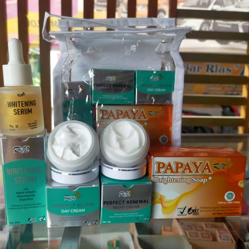 REN whitening paket pemutih wajah