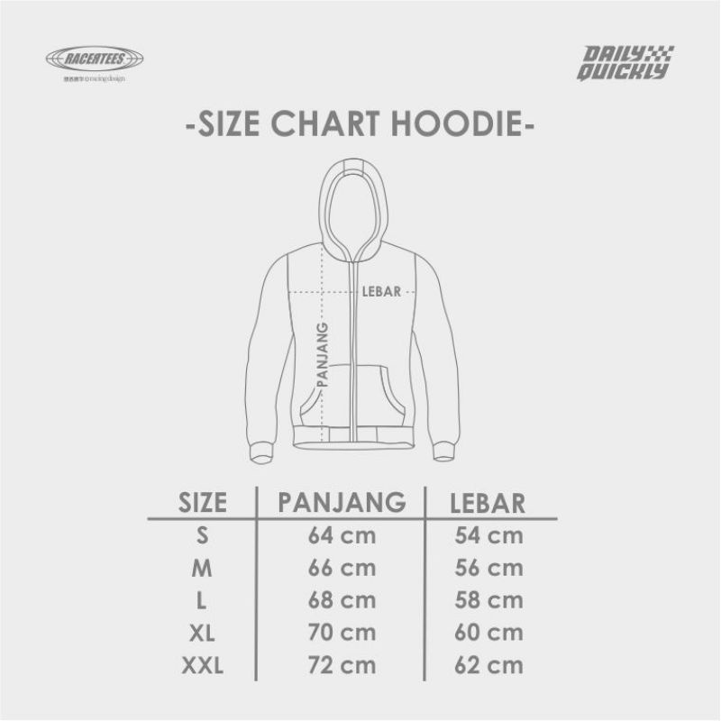 100% Original Jaket Hoodie Racertees ( GRATIS ONGKIR )