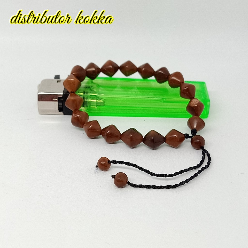 ( SUPER MURAH ) Gelang Kokka kaukah wajik  coklat